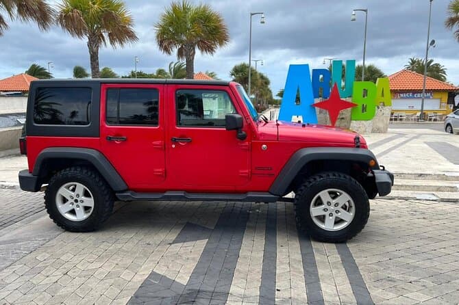 Jeep Wrangler in Aruba